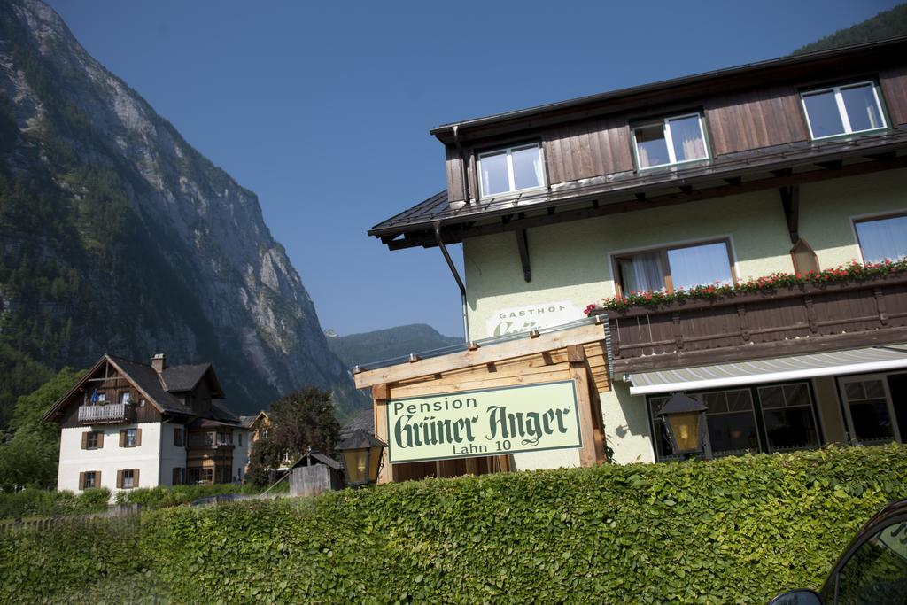 Gasthof Pension Grüner Anger Hallstatt Exterior foto